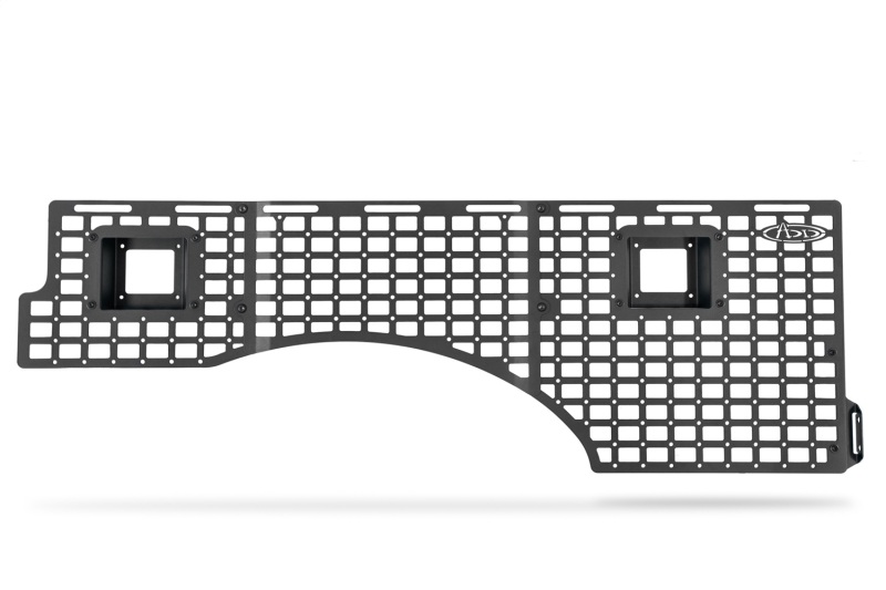 Ford F150 Bed Side Molle Panels - Passenger Side Full Set - Addictive Desert Designs - Hammer Black - `21-`27